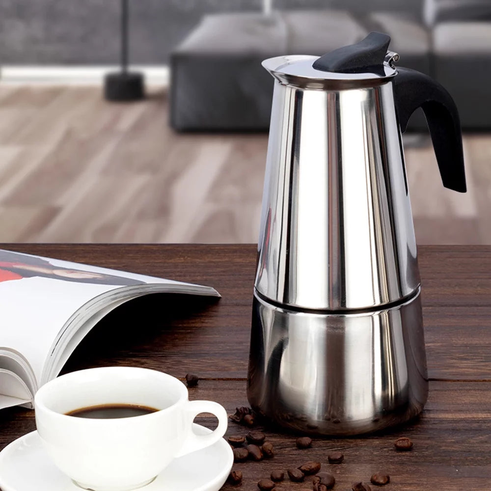 Stainless Steel Portable Electric Espresso Maker G603868
