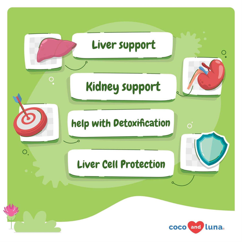 Milk Thistle for Dogs 90 Soft Chews Liver and Kidney Support V402810