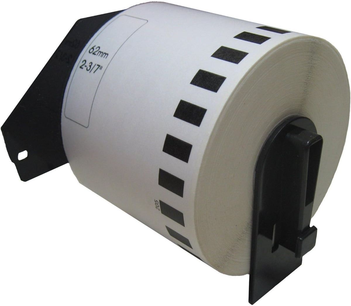 Continuous Paper Label Roll, 2.4” x 100 Feet, 3 Rolls, White U919