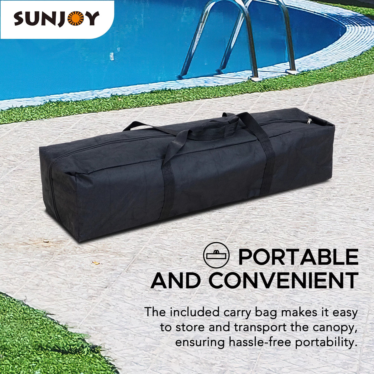 10' × 10' Grey Fabric Pop Up Gazebo Z92595