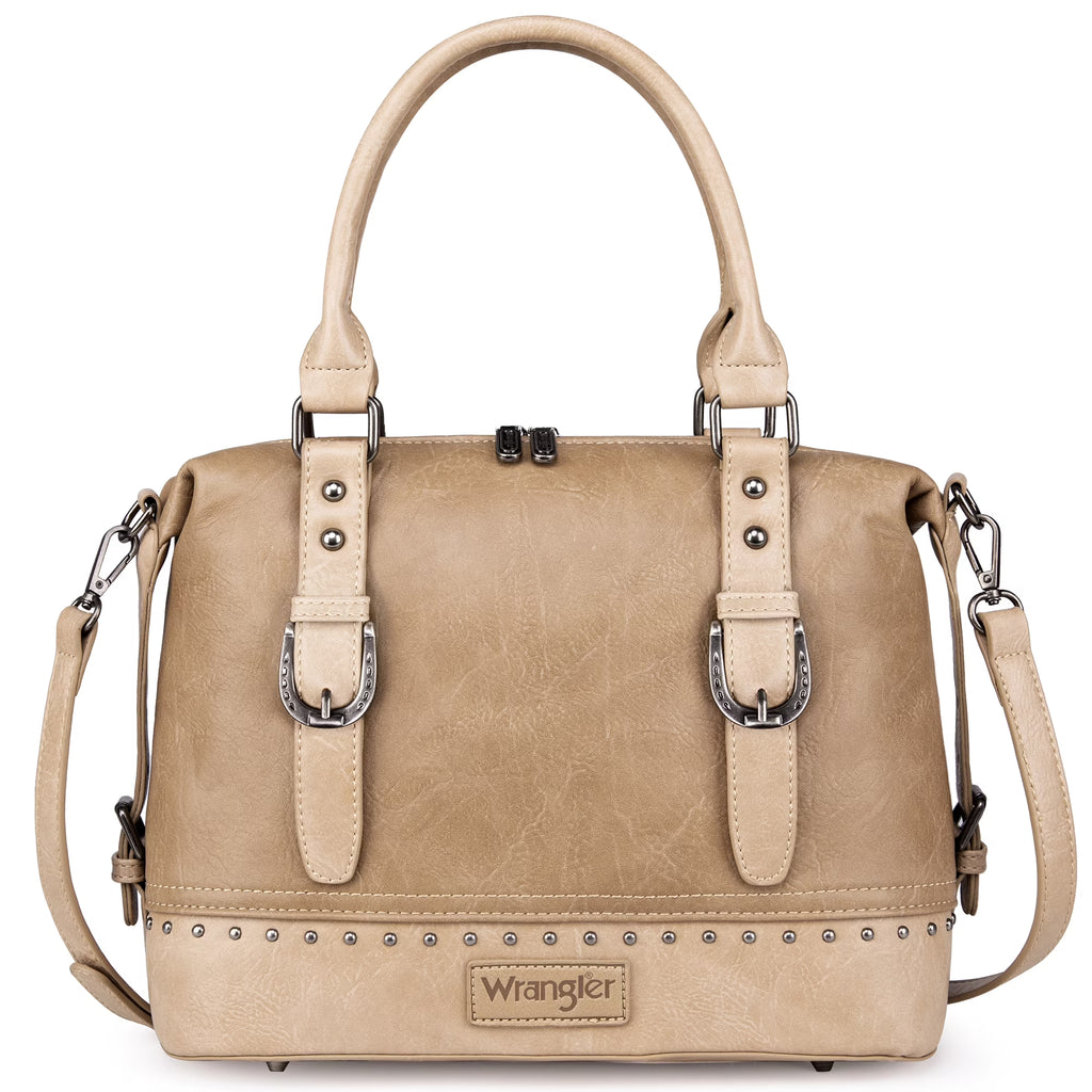 Coyote Indian Khaki Doctor Bag Satchel Handbag I9432