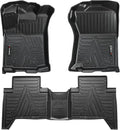Car Floor Mats for 2018-2021 Tacoma Double Cab Automatic, 1st and 2nd Row L44815