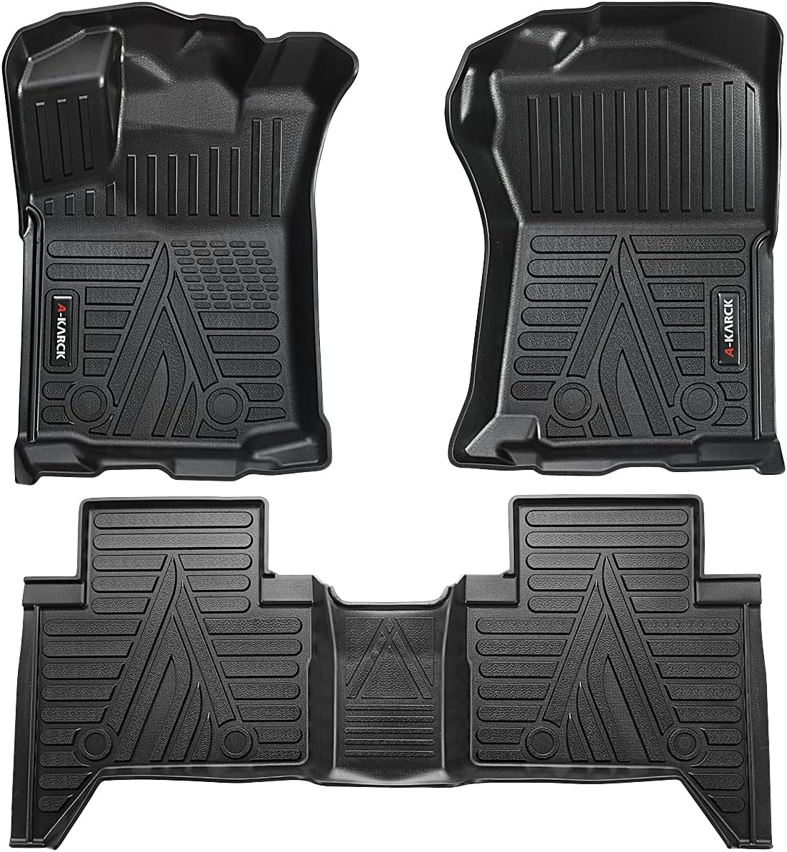 Car Floor Mats for 2018-2021 Tacoma Double Cab Automatic, 1st and 2nd Row L44815