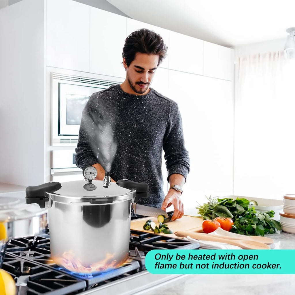 23 Quart Nonstick Aluminum Pressure Cooker and Canner H826