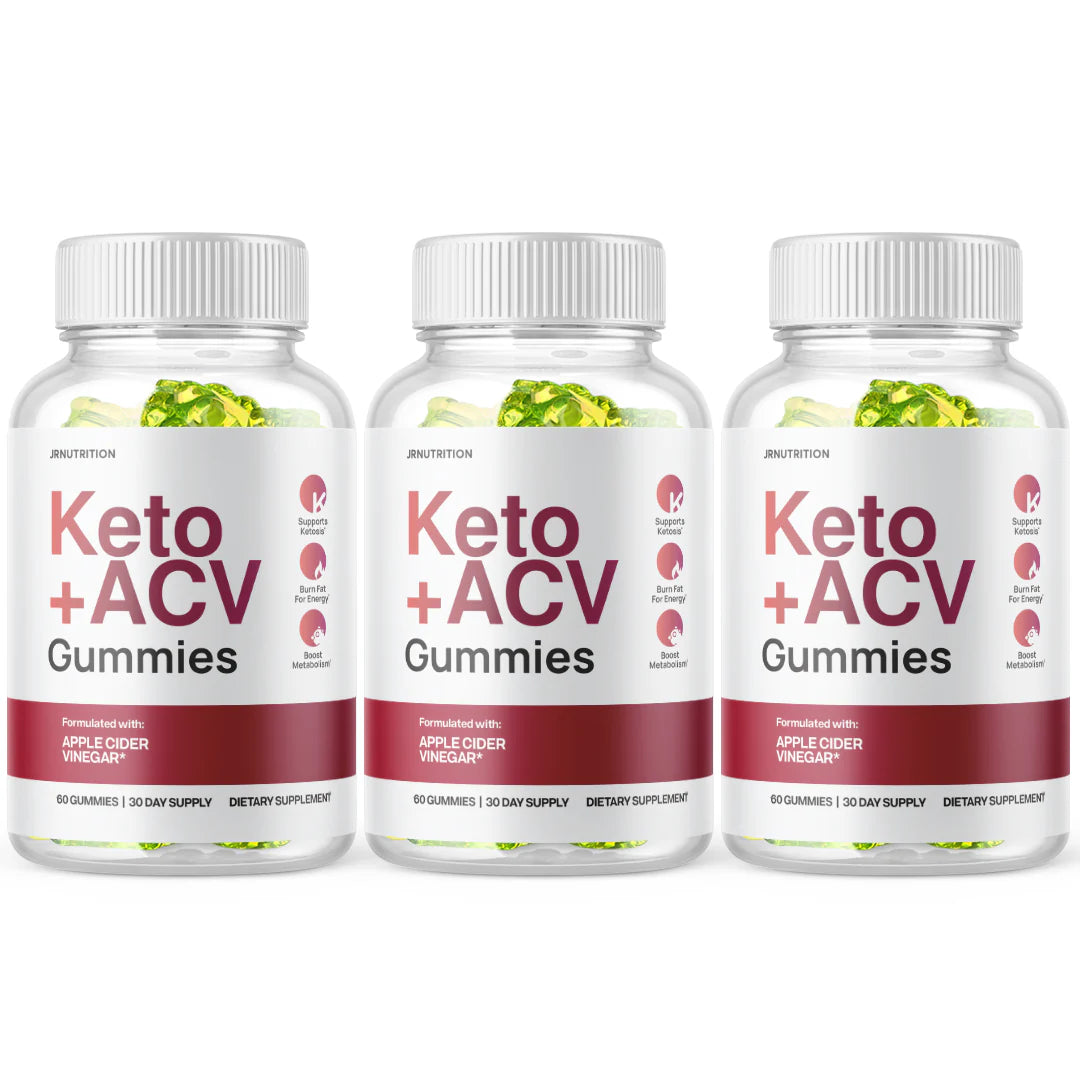 Keto + ACV 500mg Gummies - 3 Bottles S97296