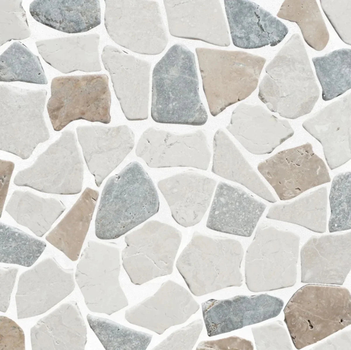 Sea Sand Mosaic Wall & Floor Tile 11.4" X 11.4" 5 tiles per case I54180