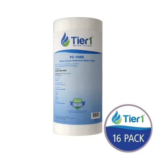 10 x 4.5 5 Micron Spun Wound Polypropylene Sediment Water Filter 16 Pack B18039