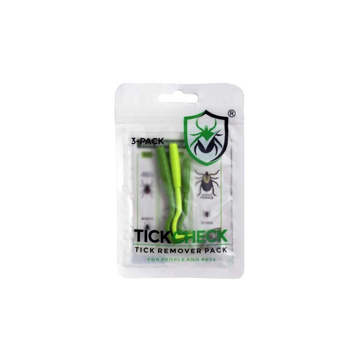 3 Pack Tick Remover Tools + Tick Identification Card D9889