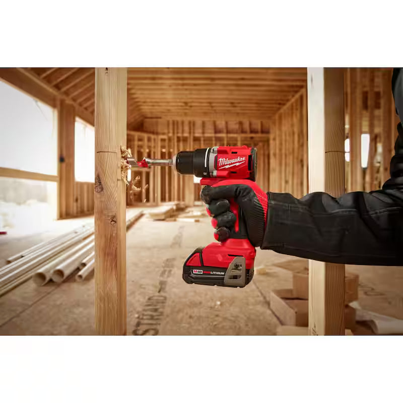 18V Lithium-Ion Brushless Cordless Compact Drill/Impact Combo Kit (2-Tool) with Oscillating Multi-Tool M199045