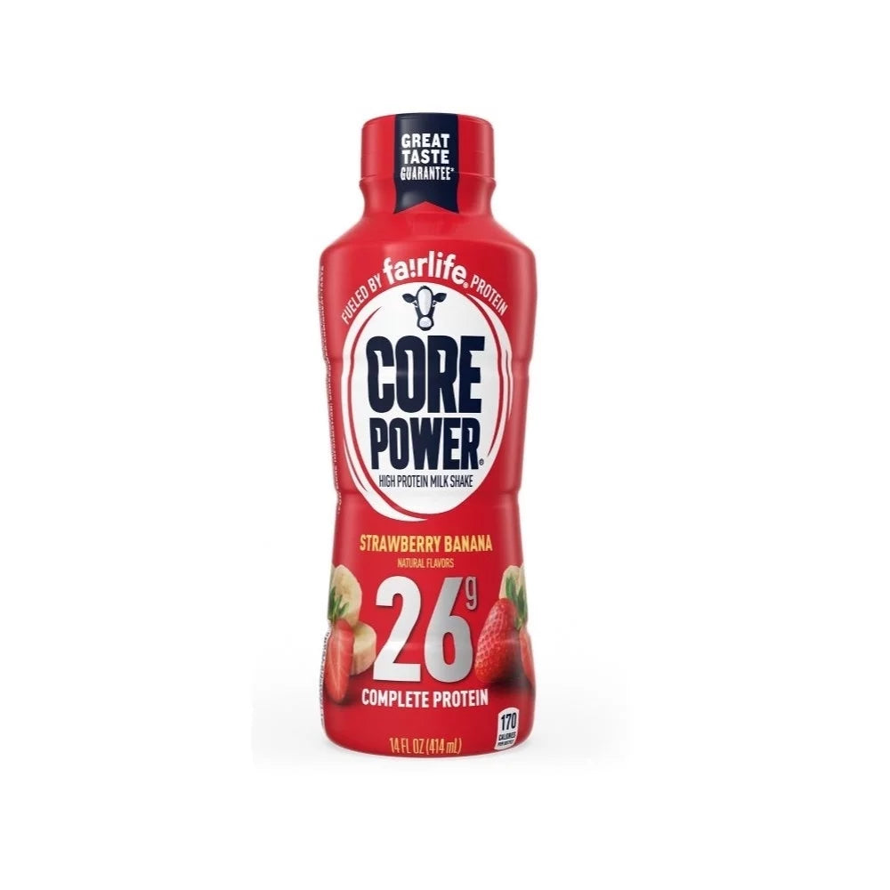 Strawberry Banana Protein Shake, 14 Fluid Ounce (Pack of 10) W70610