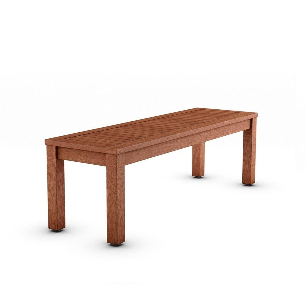 3 Piece Eucalyptus Rectangular Patio Dining Set P616