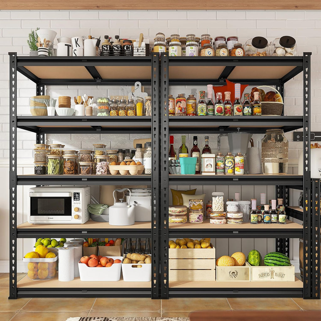 5 Tier Adjustable Metal Shelving L64910