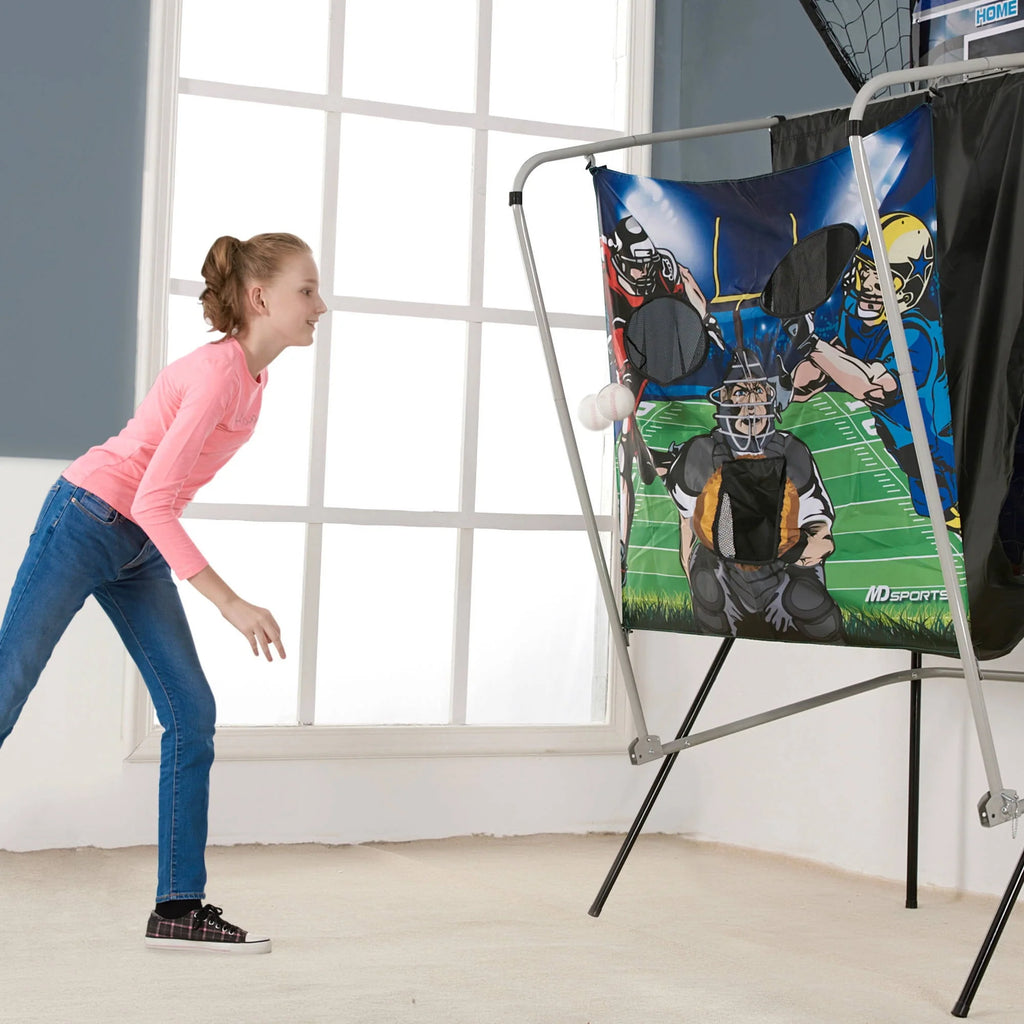 3 in 1 Basketball Football Baseball Game with LED Scoring System N56966