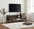 Brown TV Stand with 2 Doors V484688