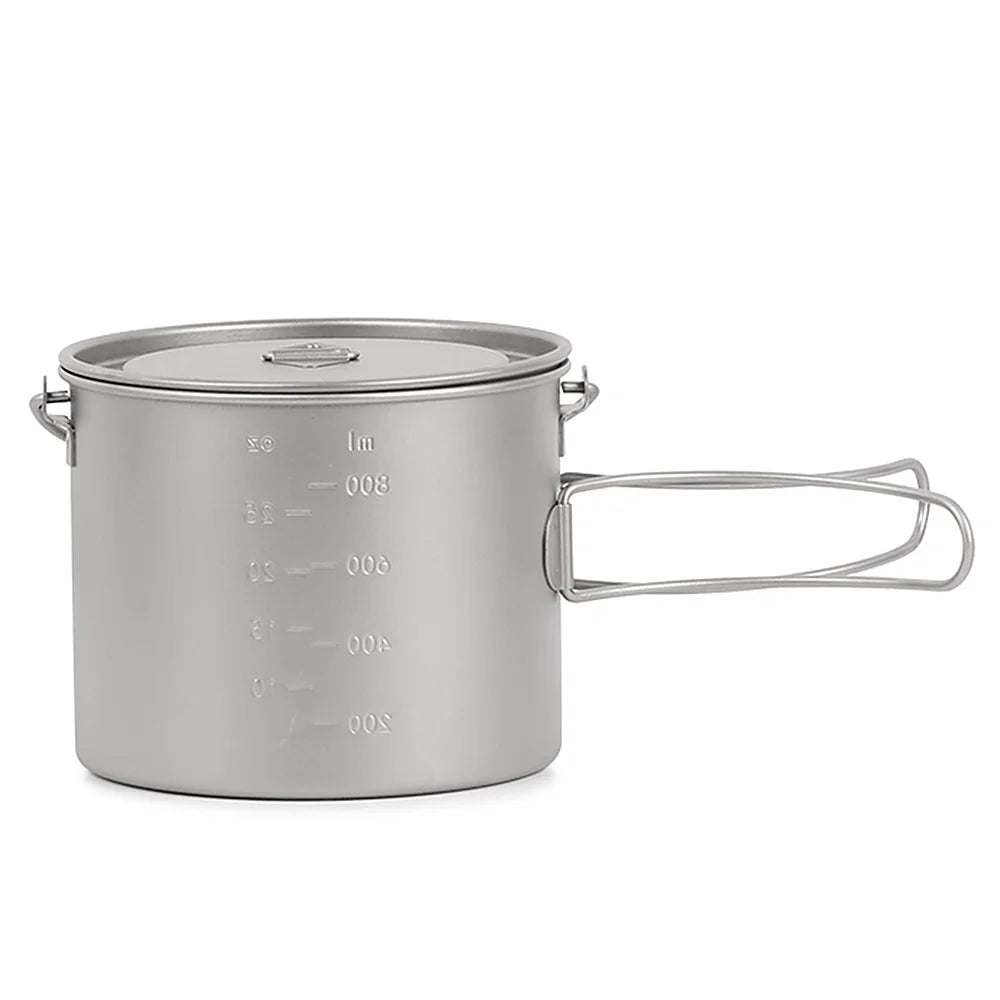 Ultralight Pot Water Mug Cup with Lid and Foldable Handle L277250