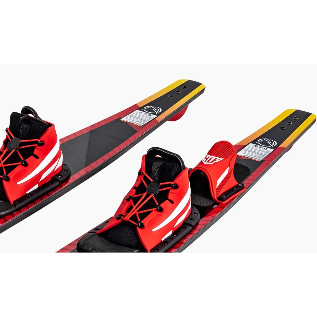 Combo Water Skis with Blaze Bindings and Rear Toe Strap Bar W394581