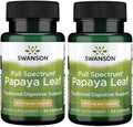 Papaya Leaf Herbal Supplement 60 Capsules 400mg 2 Pack S483118