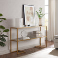 Console Table Gold Glass Top K6646