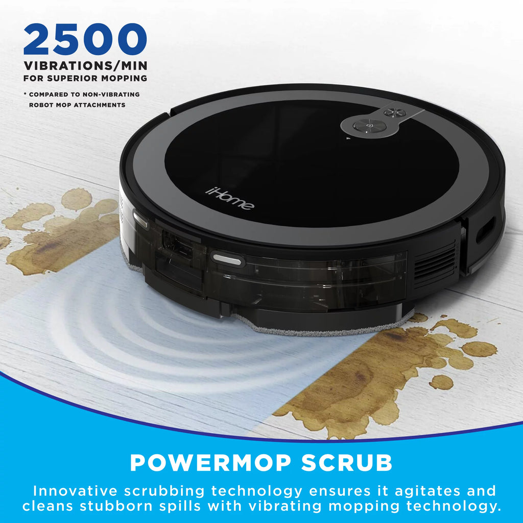 3-in-1 Robot Vacuum and Vibrating Mop with Auto Empty Base A523