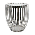 Drum Accent Table 23" Silver J23388