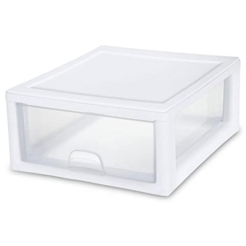 Clear 27 Quart Stacking Drawer R7418
