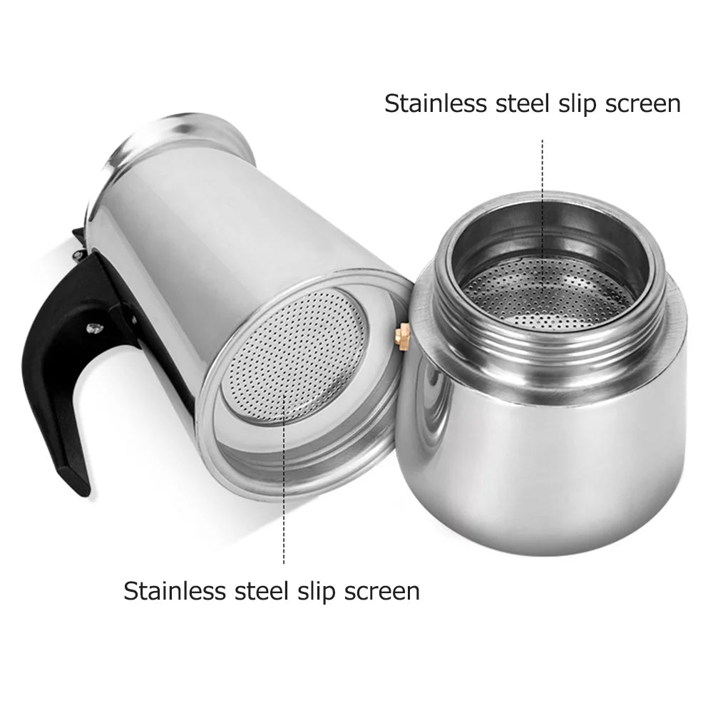 Stainless Steel Portable Electric Espresso Maker G603868