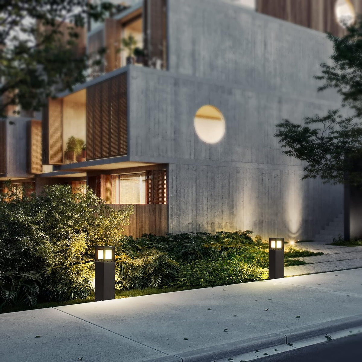 32 Inches Outdoor Bollard Light with IP54 Waterproof LED Lighting T8102