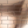 Metal Copper Stainless Steel Subway Wall Tile H757740
