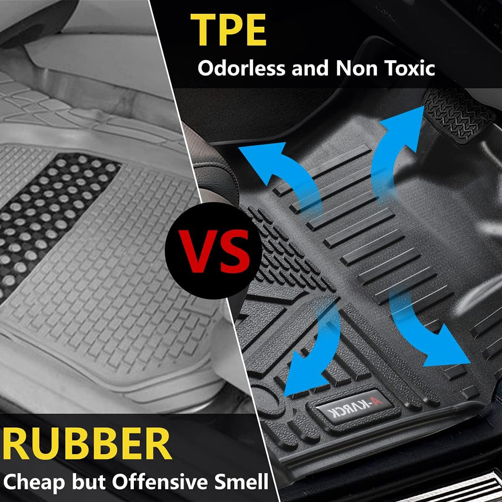 Car Floor Mats for 2018-2021 Tacoma Double Cab Automatic, 1st and 2nd Row L44815