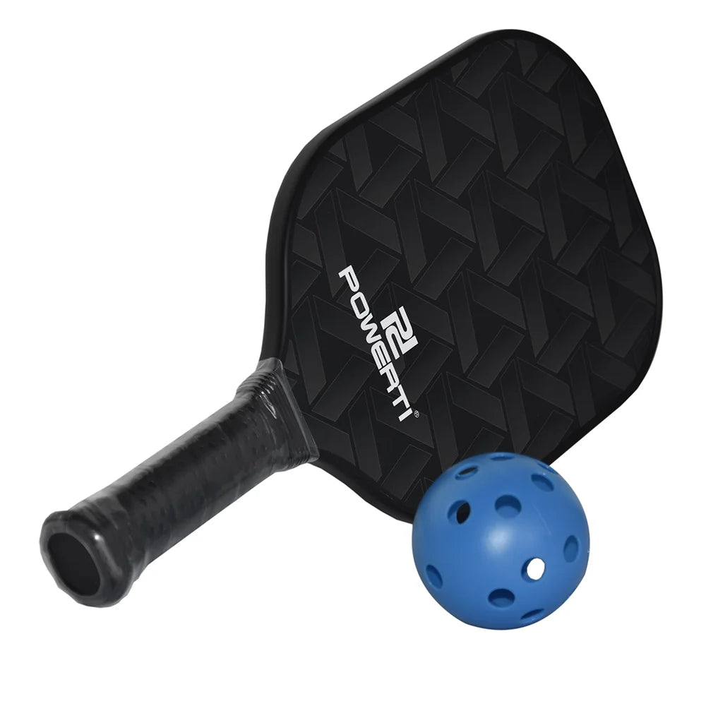 Carbon Fiber Surface Pickleball Paddle Set with 2 Balls S317076