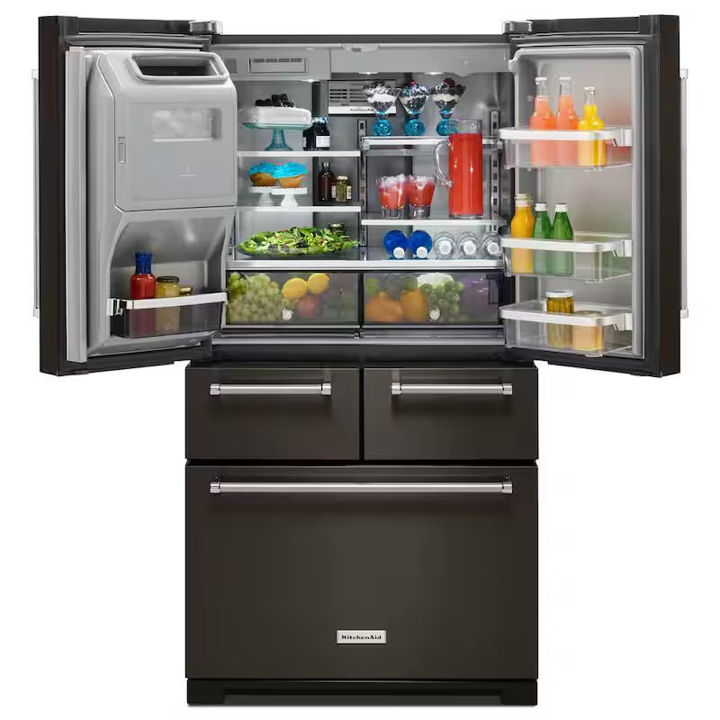 25.8 cu. ft. Black Stainless French Door Refrigerator H918597