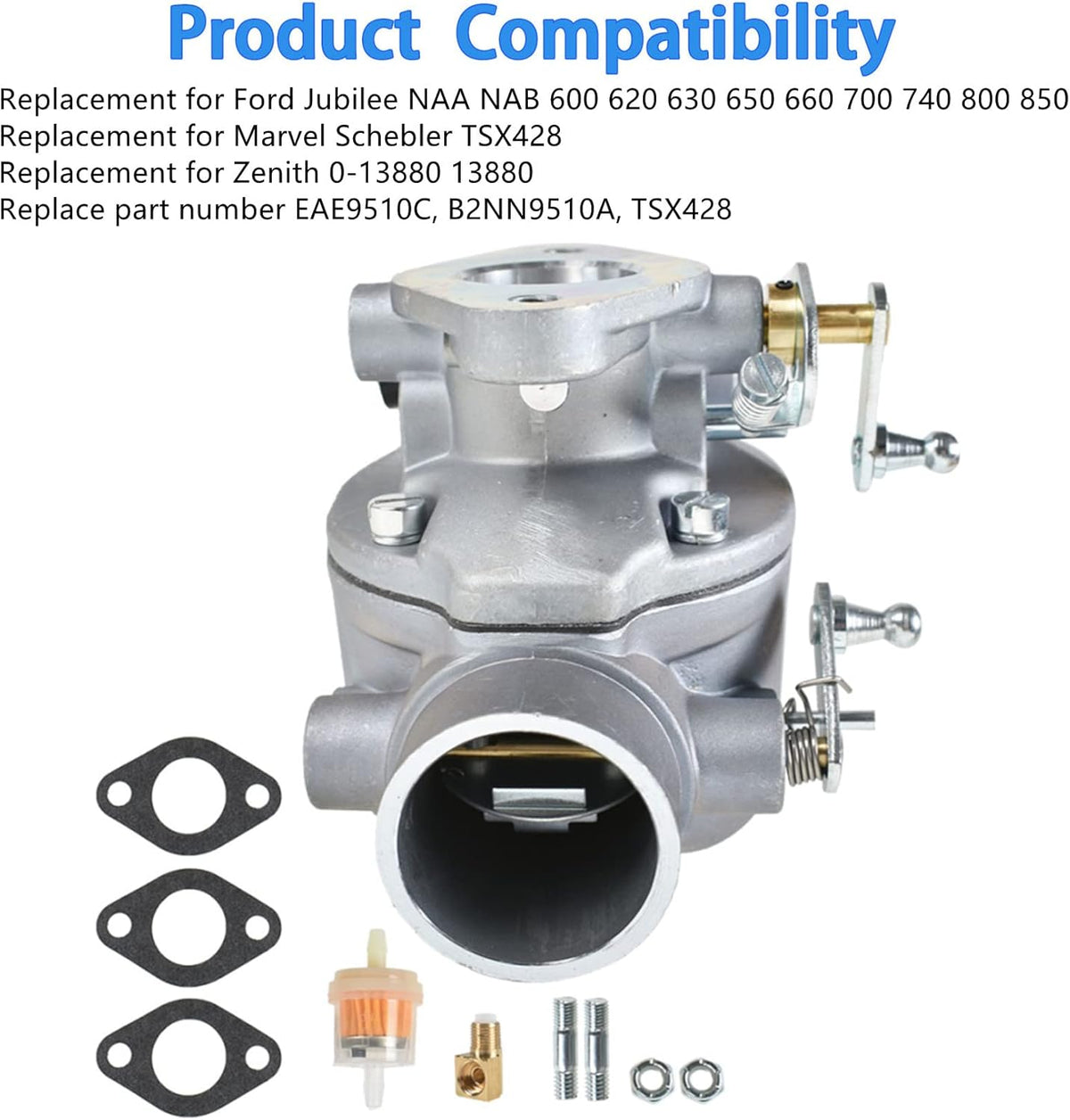 Carburetor Replacement with 134 CID Gas Engines Pack of 2 N9659