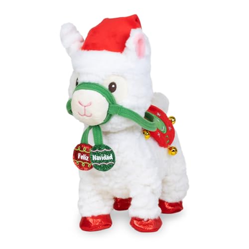 Animated Christmas Walking Musical Plush Llama Toy G982523