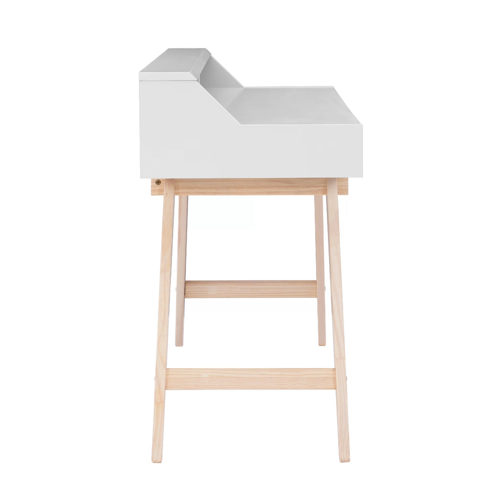 2-Drawer Desk, Natural and White Finish J597567