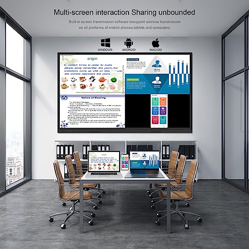 65'' Smart Digital Whiteboard 4K UHD Touchscreen Display E888