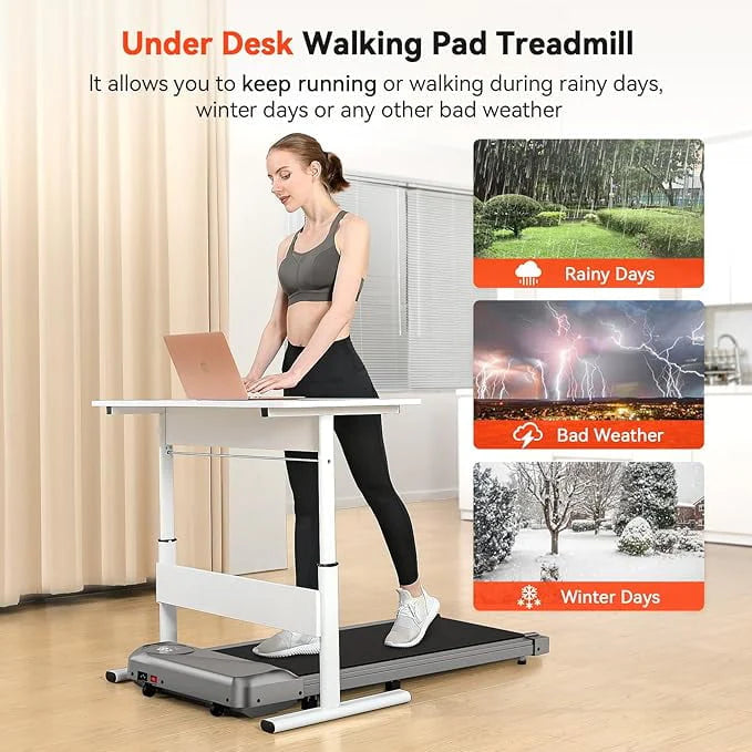 Walking Pad Treadmill 265 lbs Capacity 2.5HP Y8149