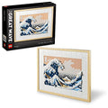 LEGO Art Hokusai – The Great Wave 31208, 3D Japanese Wall Art Craft Kit, Framed Ocean Canvas G95373