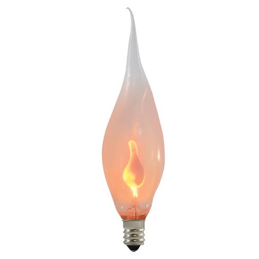 25 Packs CA5 Chandelier Bulb Candelabra Base Flicker J401