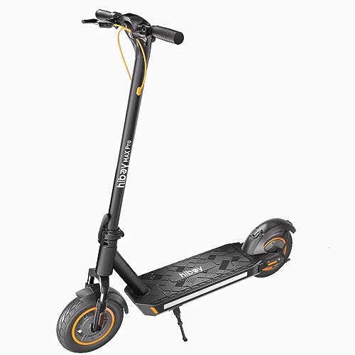 Electric Scooter, 46.6 Mi Long Range, 22 MPH, 650W Motor, 11'' Pneumatic Tires, Dual Suspension, 265lbs MAX Load N9536