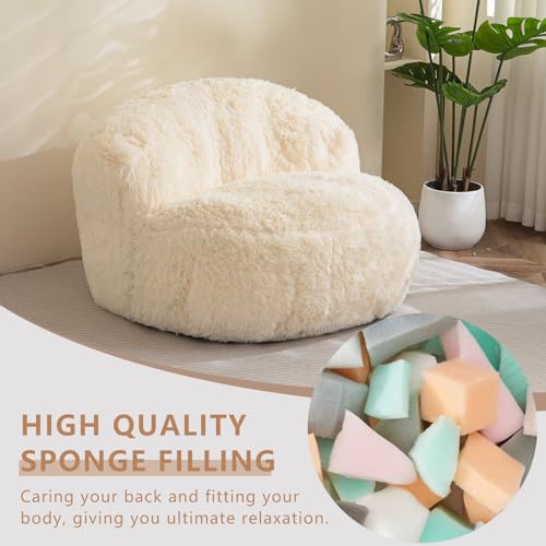 Faux Fur Giant Bean Bag Chair C236
