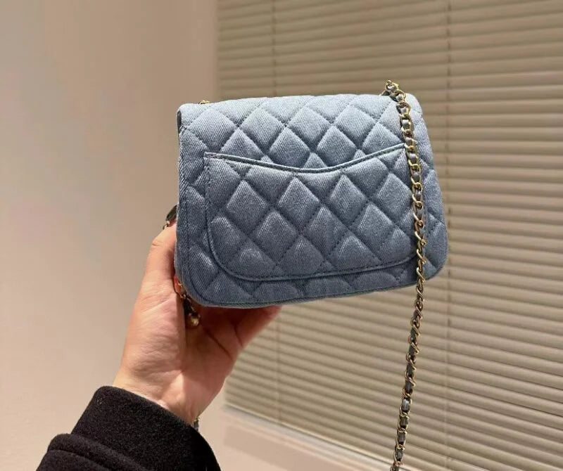 Velvet Mini Flap Bag with Charm Strap X6645
