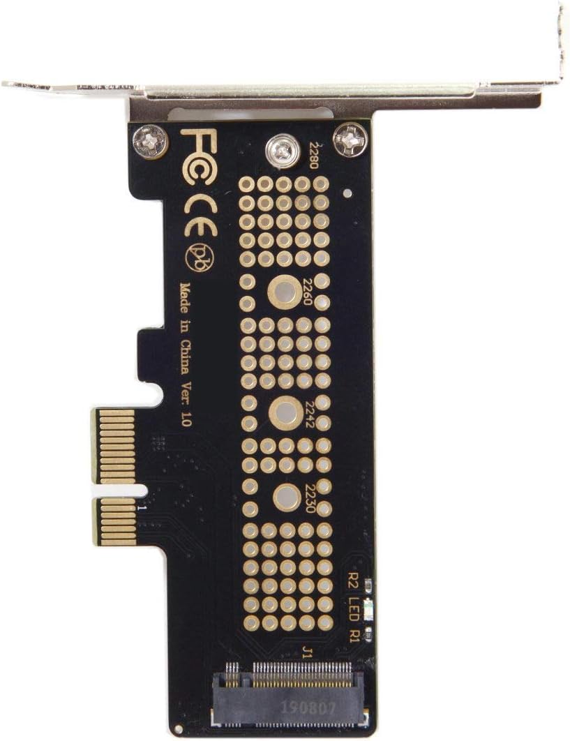 NVME M.2 to PCI-E 3.0 X16 Raid Card with Fan I8402