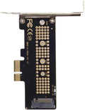 NVME M.2 to PCI-E 3.0 X16 Raid Card with Fan I8402