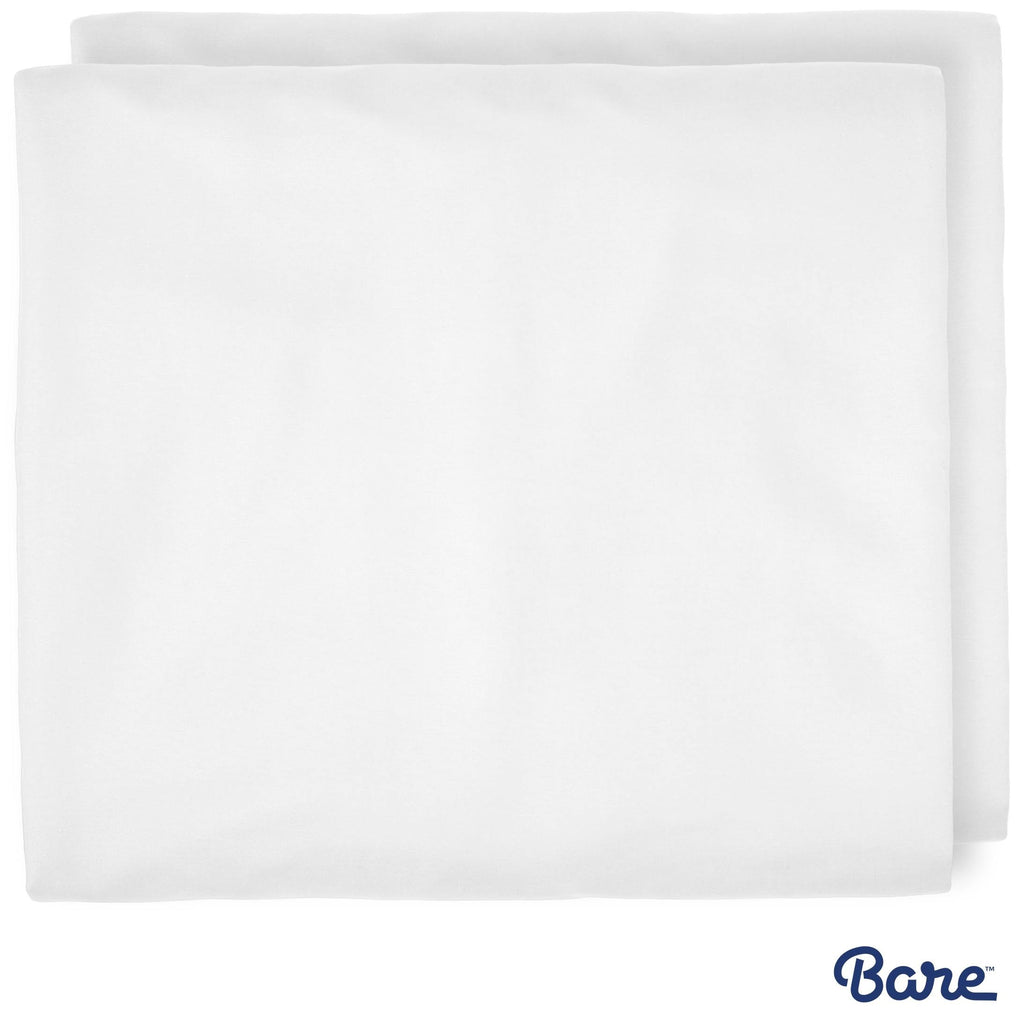 2-Pack Microfiber Fitted Bottom Sheets Deep Pocket California King Light Grey G88586