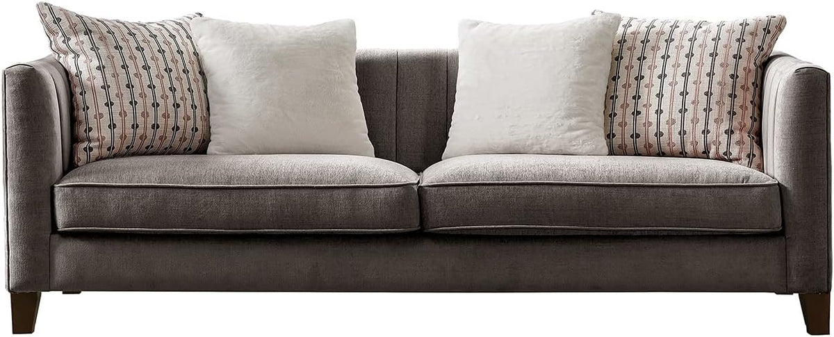 Pink Velvet Loveseat U4152