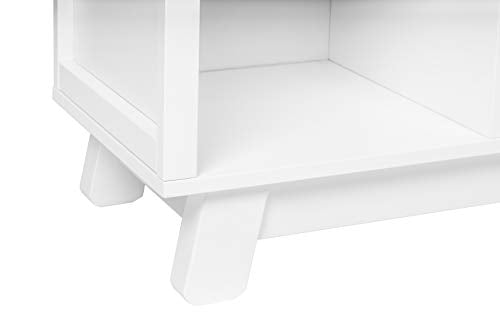 White Cubby Bookcase V41312