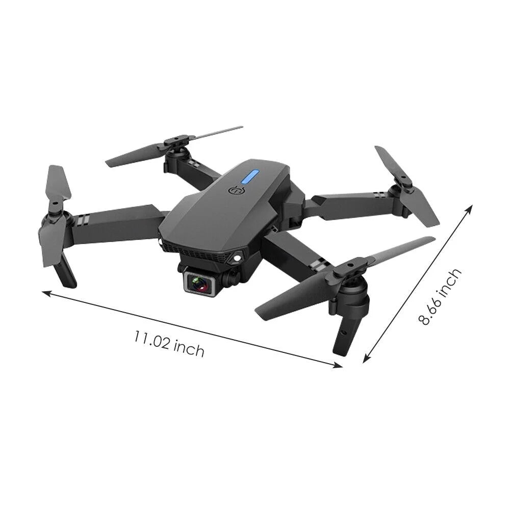 4K HD Dual Camera RC Drone with 4 Batteries U219401