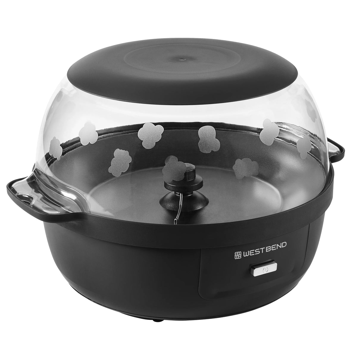6 Qt. Black Popcorn Machine W889