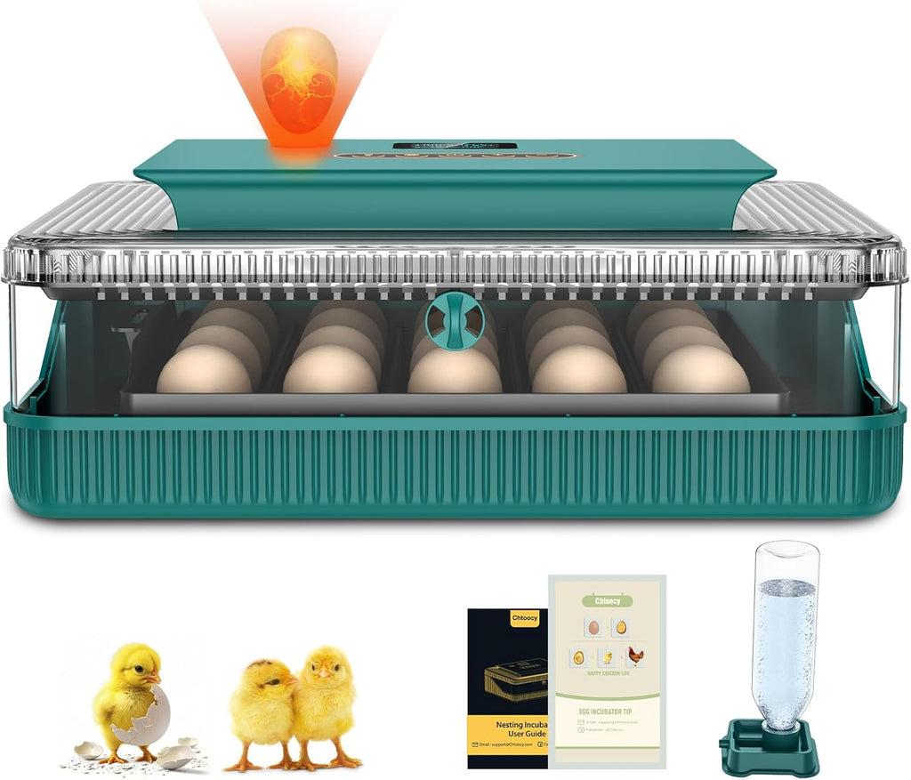 25 Egg Incubator with Automatic Turner and LED Humidity Display C4485
