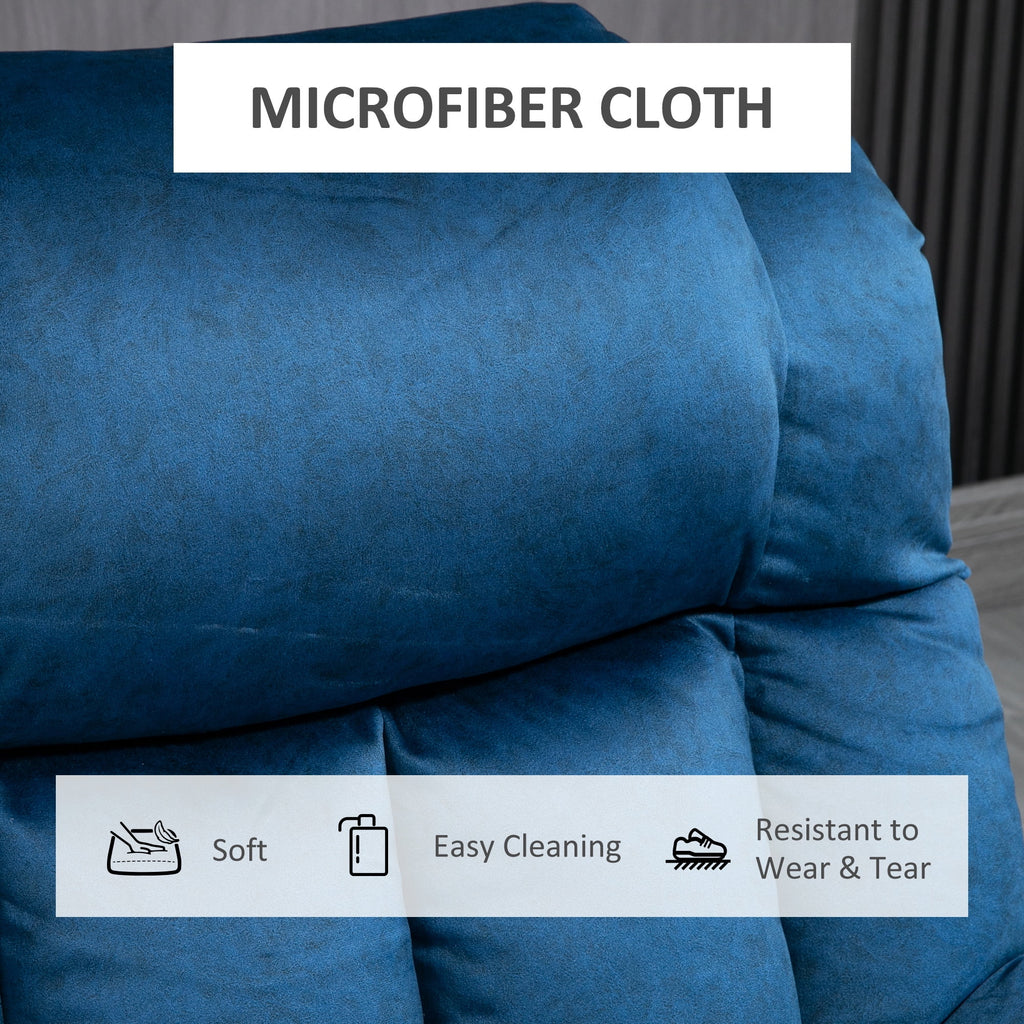 Blue Electric Lift Recliner Chair with Remote Control B74066